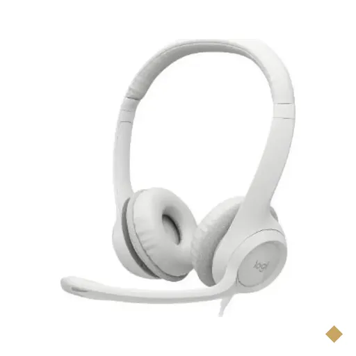 Headset Logitech H390 Branco USB