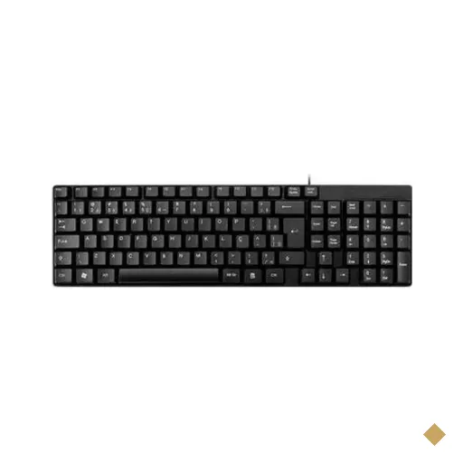 Teclado Multilaser TC193 USB Preto
