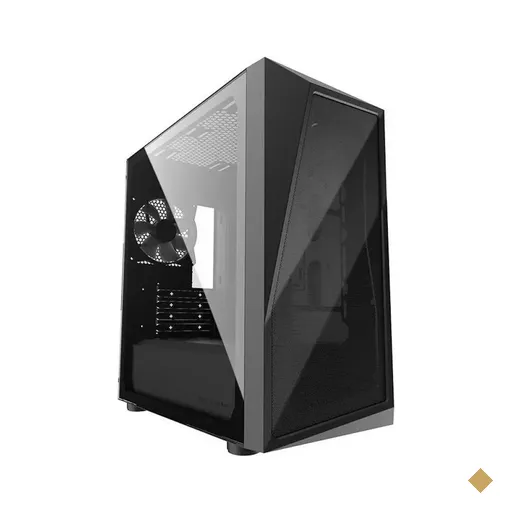 Gabinete Cooler Master CMP 320L, Vidro Temperado, Mini Tower Preto
