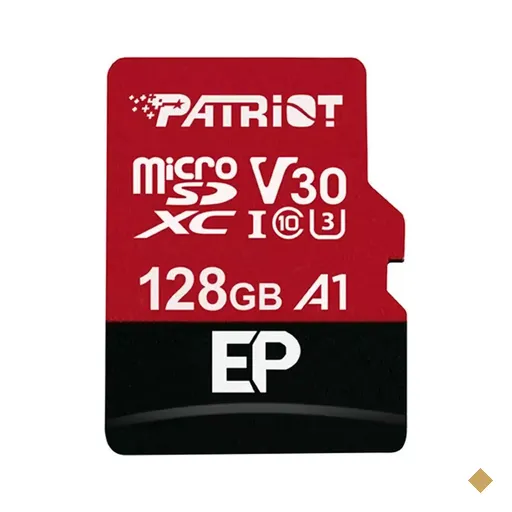 Cartão Patriot 128GB EP Series microSD Card (Classe 10) microSDXC, UHS-I, U3…