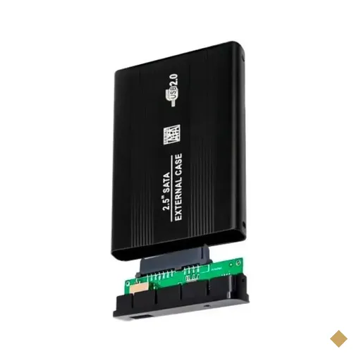 Case para HDD/SSD 2.5″ SATA para USB 2.0 13224 Preto - Knup