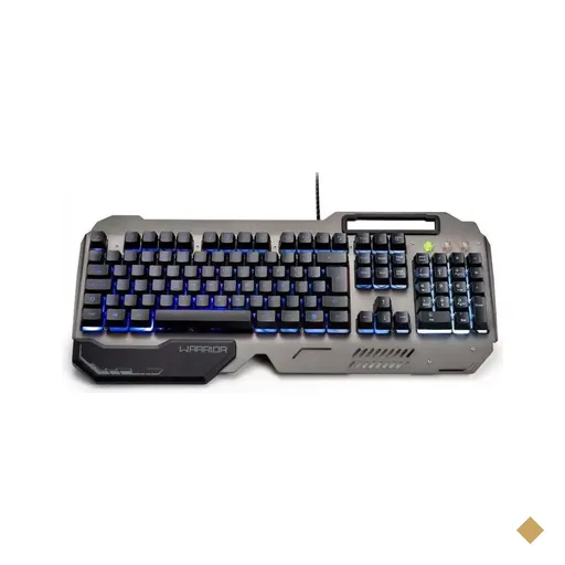 Teclado Gamer Multi Warrior Ragnar LED Anti-Ghosting Superfície Metal TC222