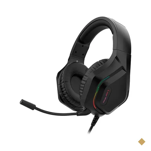 Headset Gamer com fio P3, Hastes ajustáveis, Microfone flexível, X60, Loop…