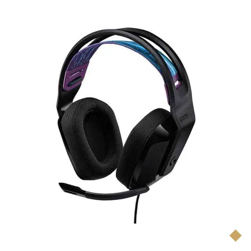 Headset Gamer Logitech G335 com Design Leve e Conexão 3,5mm para PC…