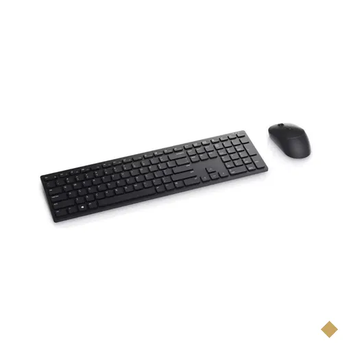 Kit Teclado e Mouse Dell KM5221W Wireless Preto