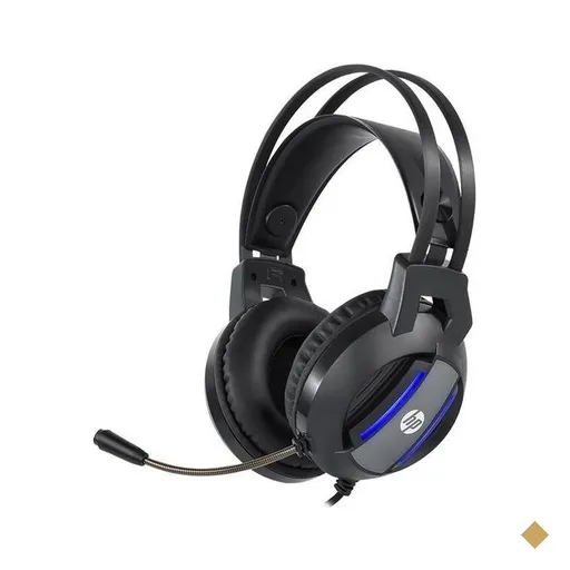 Headset Gamer P3/P2 adapter com USB blue light DHE-8001, 9NG12AA, HP CX 1 UN