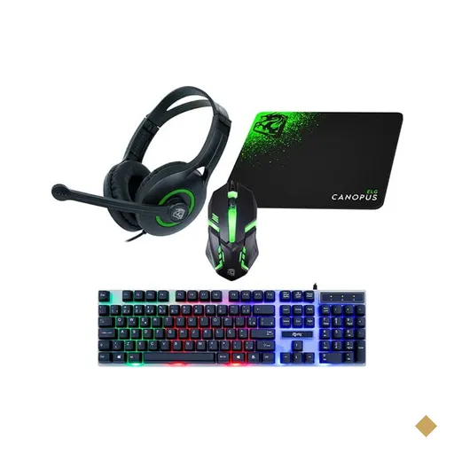 Kit Gamer (Teclado / Mouse / Headset / Mousepad), CGCS41, Elg - CX 1 UN