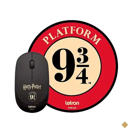 Kit Mouse + Mouse Pad Harry Potter, 10509, Letron - BT 1 UN