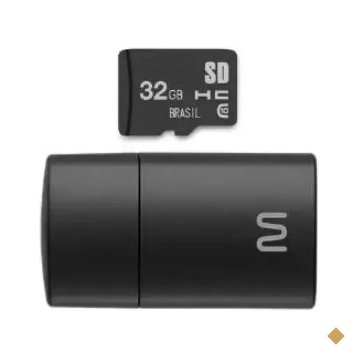 Pendrive 2 em 1 - microSD 32GB Classe 10 (Pendrive, Cartão microSD) USB 2.0…