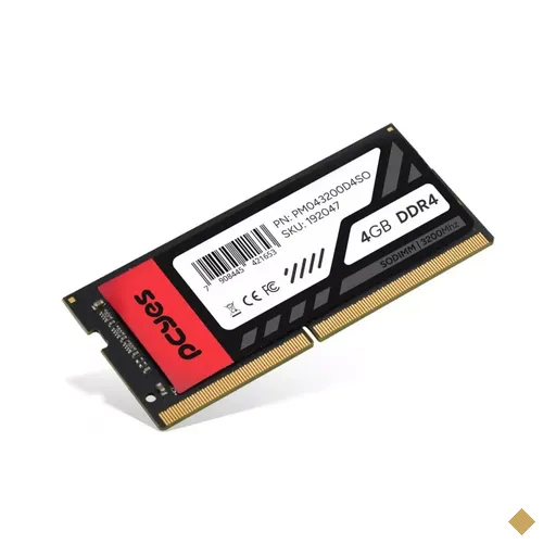 Memória Notebook PCYES 4GB DDR4 SO-DIMM 3200MHz 1.2V PM043200D4SO