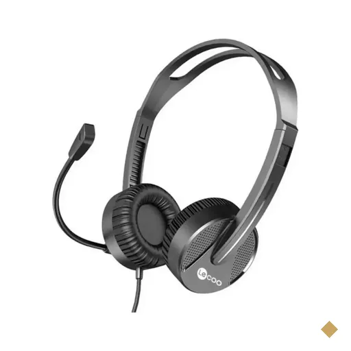 Headset Lenovo Lecoo HT106 USB Preto	