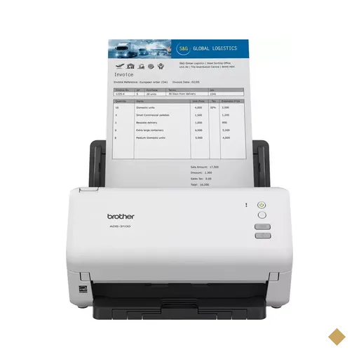 Scanner de Mesa Brother ADS3100 A4 Duplex, USB 3.0
