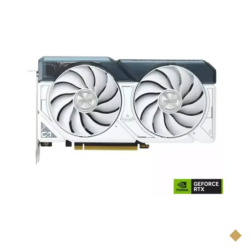 Placa de Vídeo ASUS GeForce RTX 4060 White OC Dual 8GB GDDR6 128-bit PCI-E 4.0…