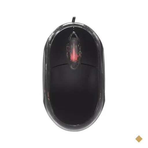 Mouse Evus MO-01 1200dpi USB Preto