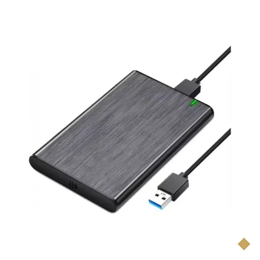 Disco Externo Tronos 500GB com fonte 3,5″ USB 3.0 Preto