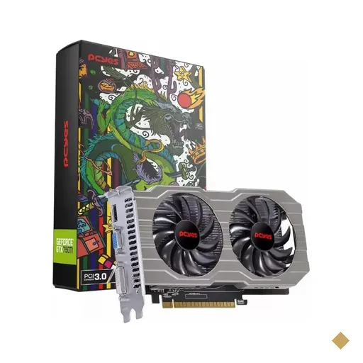 Placa de Vídeo PCYes GeForce GTX 750 Ti 4GB 128-Bit GDDR5 PCI-E 3.0 x16