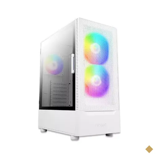 Gabinete Antec NX410 W V2, Vidro Temperado, 3 Fans RGB, Branco