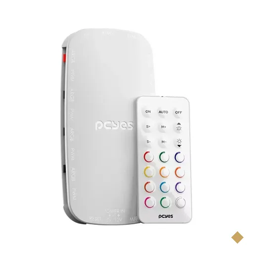 Controladora de Fan PCYes Light Core White Ghost 9 Portas Pwm + Argb Sangue…