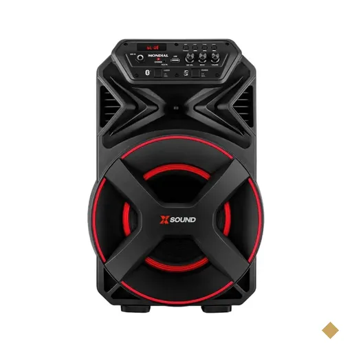 Caixa De Som Amplificada Mondial XSOUND CM-300-N