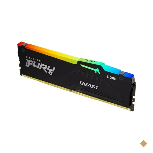 Memória Kingston Fury Beast RGB 32GB DDR5 6000MHz - KF560C40BBA-32