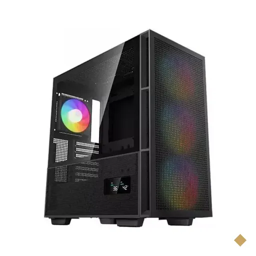 Gabinete Gamer DeepCool CH560 Digital 4 fans Mid Tower Vidro Temperado ATX Preto
