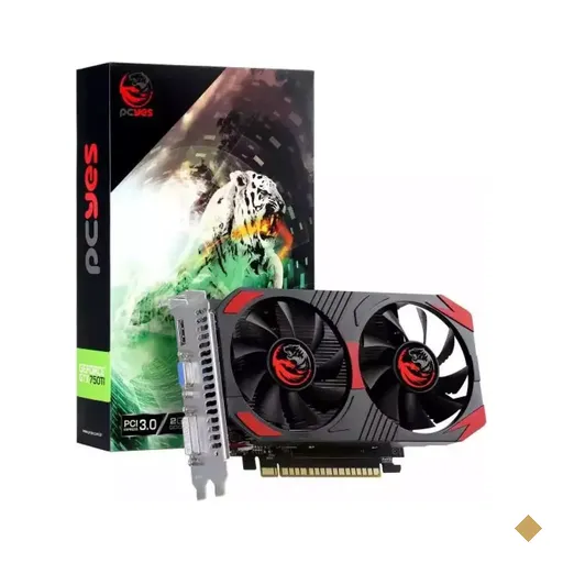 Placa de Vídeo PCYes GeForce GTX 750 Ti 2GB 128-Bit GDDR5 PCI-E 3.0 x16