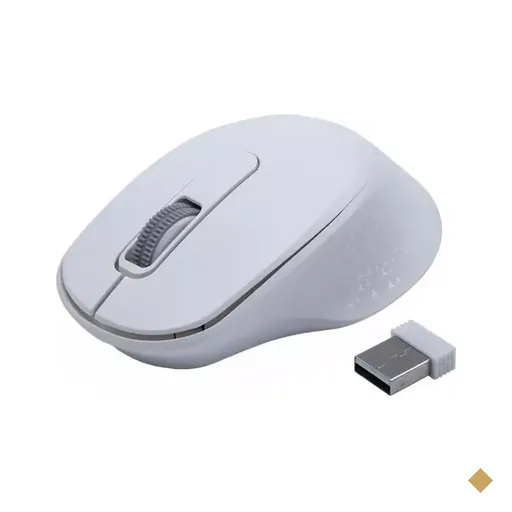 Mouse C3Tech Dual Mode M-BT200WH Optical Wireless/Bluetooth Branco (Sem Fio)