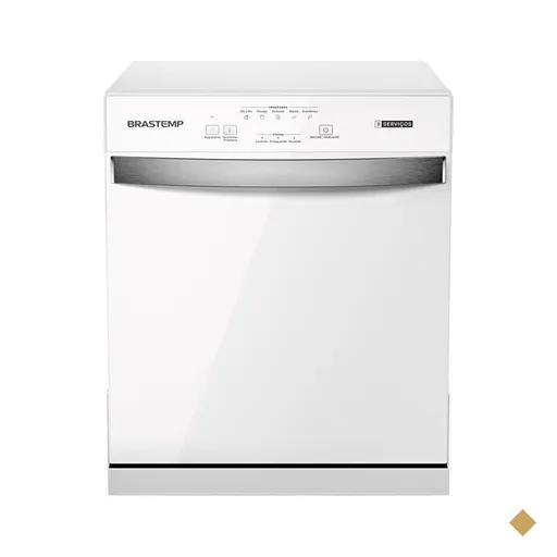 Lava-Louças Brastemp, 8 Serviços de Lavagem, Branca - BLF08BB