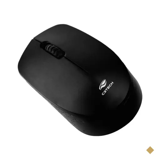 Mouse Sem Fio C3Tech M-W17BK Wireless Preto