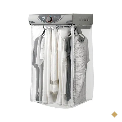 Secadora de Roupas de Parede Fischer 8 kg, Super Ciclo, Prata