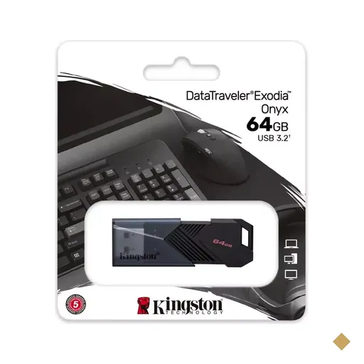 Pendrive Kingston DataTraveler Exodia Onyx 64GB USB 3.2