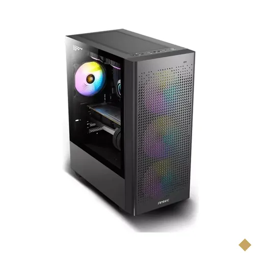 Gabinete Antec NX500M ARGB, Vidro Temperado, 3 Fans ARGB, Mid-Tower ATX Preto