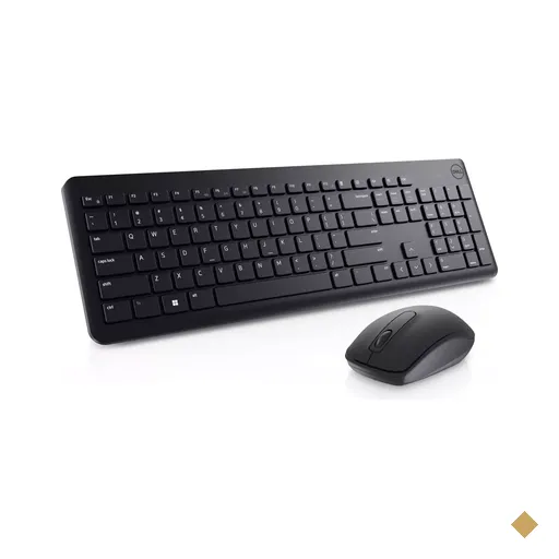 Kit Teclado e Mouse DELL KM3322W Wireless (Sem Fio)