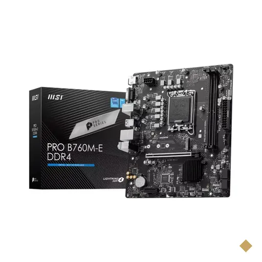 Placa Mãe MSI PRO B760M-E DDR4 (LGA 1700/Intel B760/M.2)
