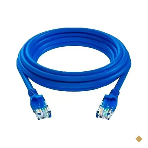 Cabo de Rede RJ-45 CAT5e 3m azul - KNUP