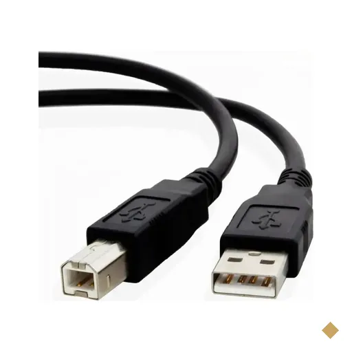 Cabo USB 2.0 A (M) x USB B (M) 1,5m para Impressora