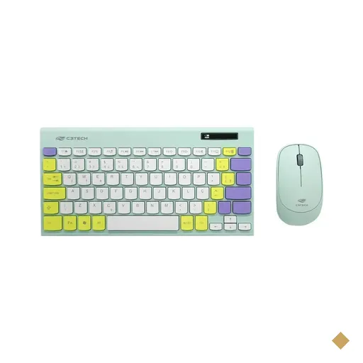 Kit Teclado e Mouse C3Tech K-W71GN Wireless (Sem Fio)