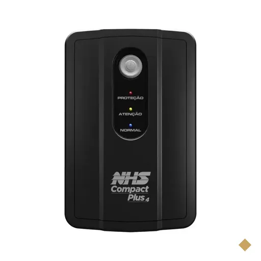Nobreak NHS Compact Plus 4 1000VA/700W Senoidal, 2x7Ah, 8 Tomadas, Entrada…