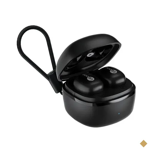 Fone de ouvido Lenovo LECOO Intra Auricular Bluetooth 5.0 c/ Microfone EW301BK…