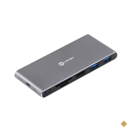Hub Type C 2x USB 3.0 + Hdmi + Leitor De Cartão Sd Tf + Type C Power Delivery…