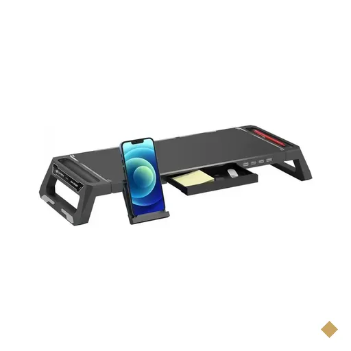 Base Para Monitor BM-100BK Preto C3Tech