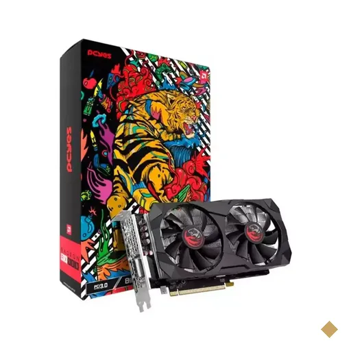 Placa de Vídeo PCYES Radeon RX 580 8GB GDDR5 256-bit PCI Express 3.0 x16