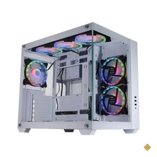 Gabinete Gamer K-Mex Aquário HammerHead, Mid Tower Branco