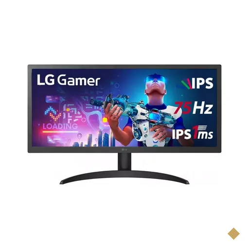 Monitor LG 26″ LED IPS UltraWide (2560x1080 / 75Hz / 1ms / 90% sRGB) - 26WQ500
