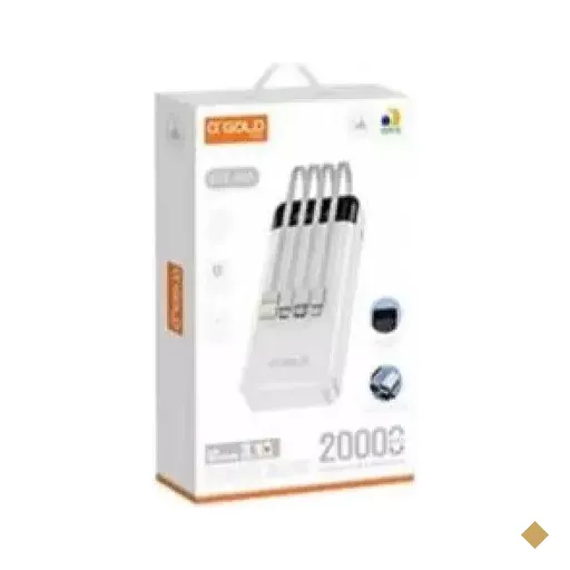 Bateria Externa A Gold Power Bank 20.000MAH BTE-05A - Branca
