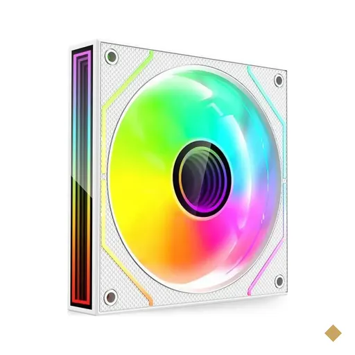 FAN Cooler C3Tech 120mm LED RGB F9-L300WHRGB (Molex) - Branco