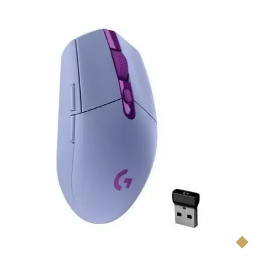 Mouse Logitech Gamer G305 Lightspeed Hero Wireless Lilás