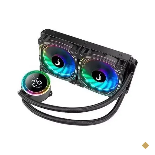 WaterCooler Rise Mode Aura Ice Black, 240mm, ARGB, Intel/AMD, Preto