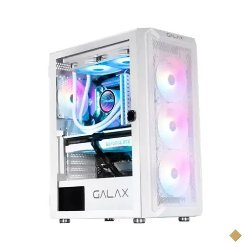Gabinete Gamer GALAX Revolution 07, Lateral em Vidro Temperado, 4 Fans RGB, Mid…