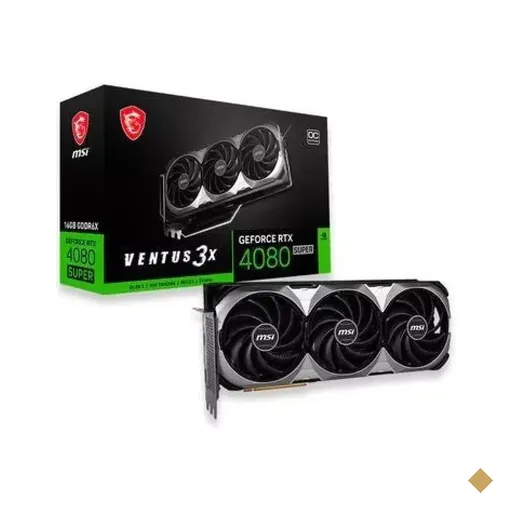 Placa de Vídeo MSI GeForce RTX 4080 Super Ventus 3X OC 16GB GDDR6X 256-bit…